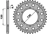 Značkový PBR zadní řetězové kolo 4324 57 C45 TDR 125 (93-99) (řetěz 428) (MADE IN ITALY)